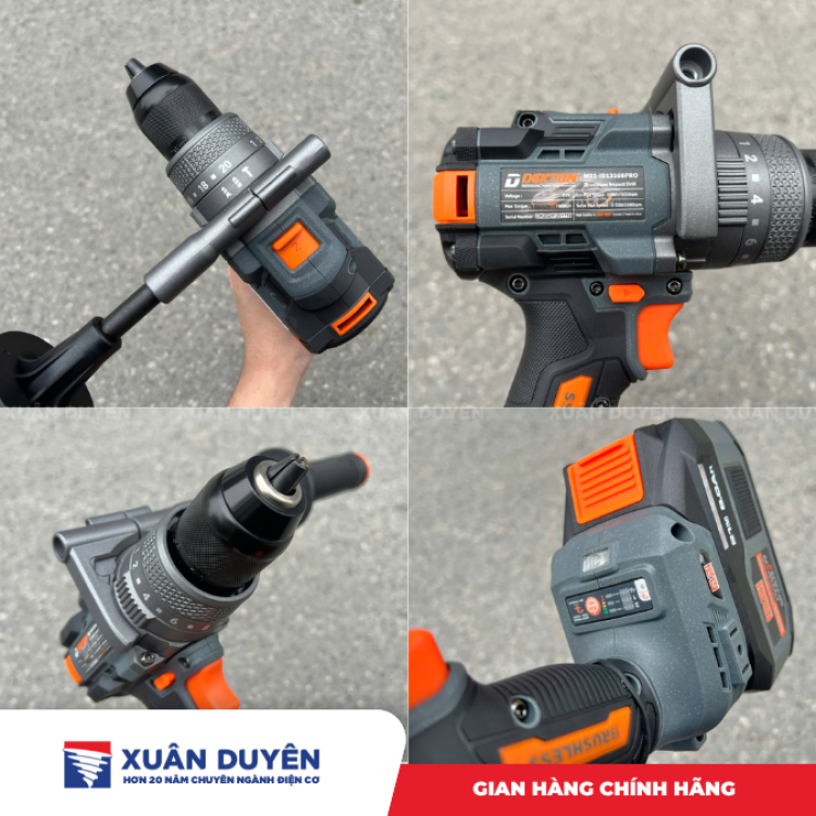 Máy khoan pin 21V Dekton M21-ID13160PRO