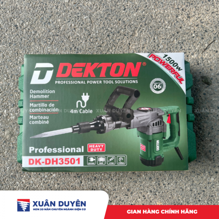 Máy đục bê tông Dekton DK-DH3501 (17MM, 1500W)