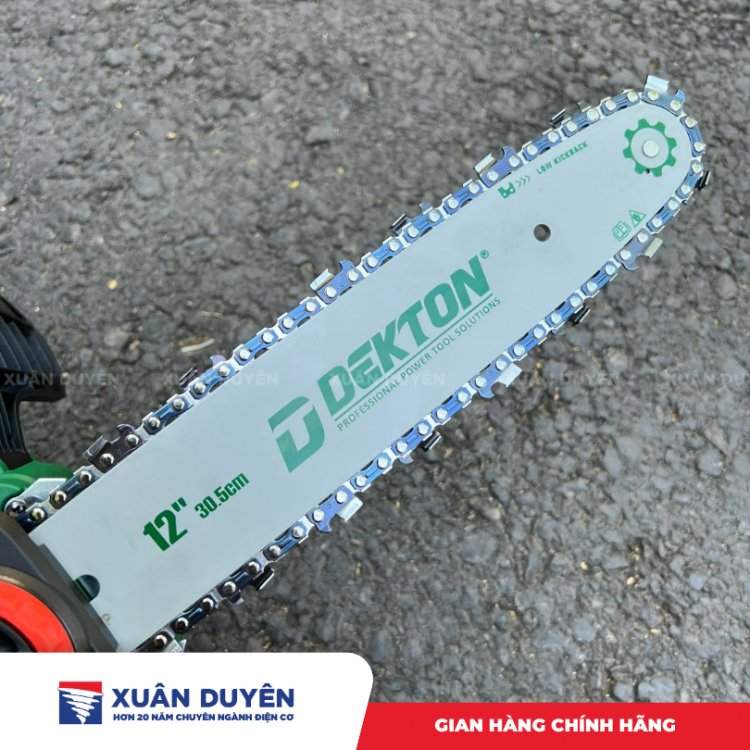 Máy cưa xích dùng pin 21V Dekton M21-CX12BL 