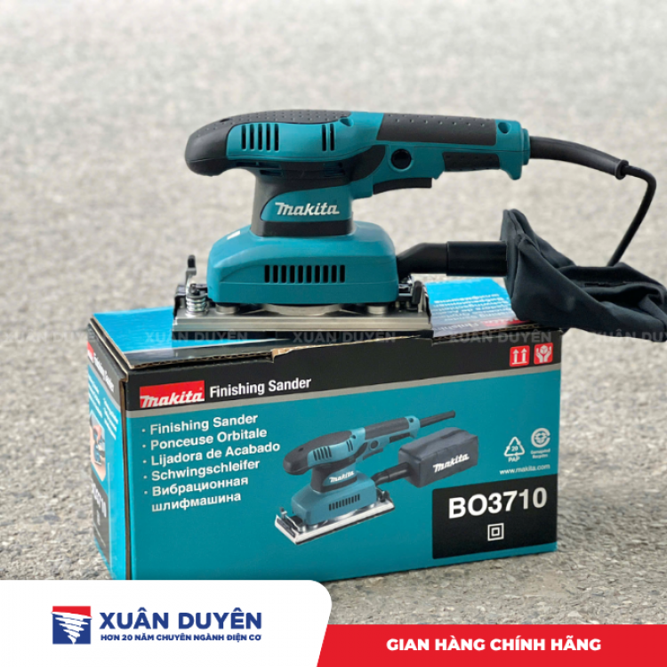 Máy chà nhám rung hình chữ nhật Makita BO3710 (190W)