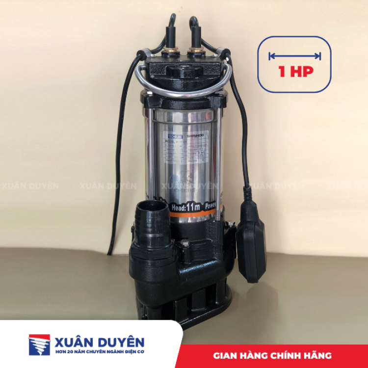 Bơm chìm nước thải rác Techrumi 1HP