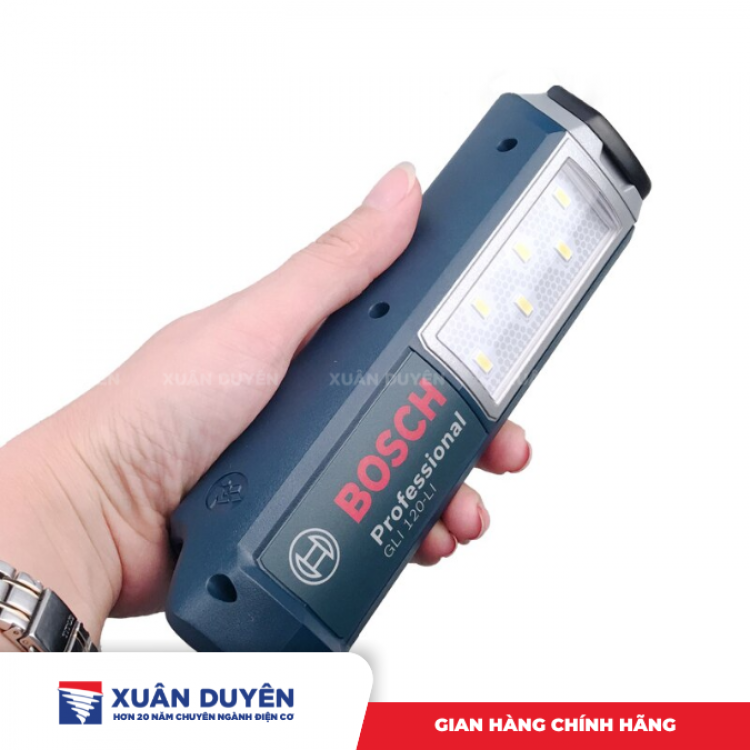 Máy khoan vặn vít và đèn pin Bosch GSR 120-LI + GLI 120-LI