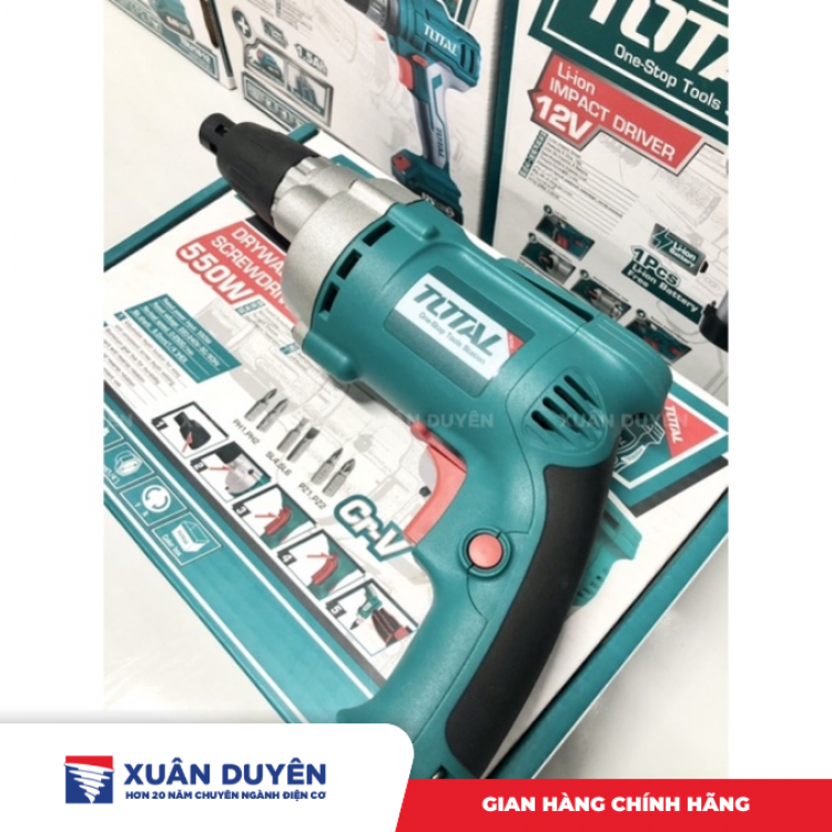 Máy bắn vít thạch cao Total TD2561 (550W)