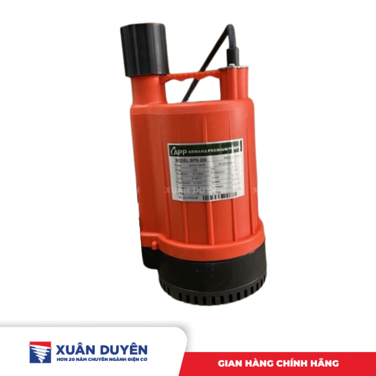 Máy bơm chìm nước  APP BPS-200 (200W-220V)