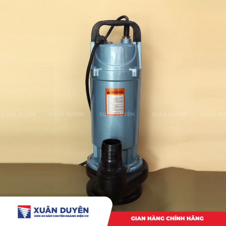 Máy bơm chìm nước sạch 1hp Techrumi (thân nhôm)