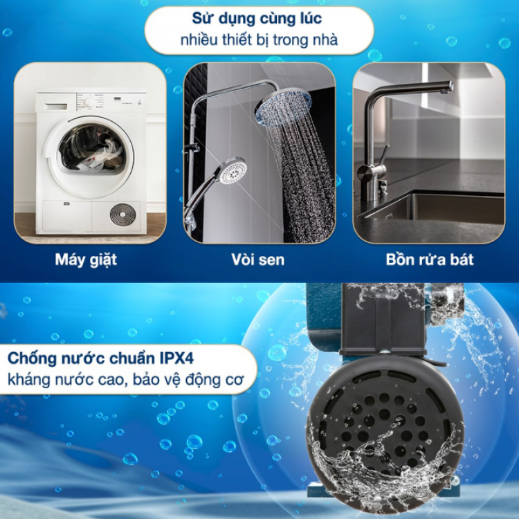 Máy bơm nước đẩy cao Panasonic GP-200JXK-SV5 200W