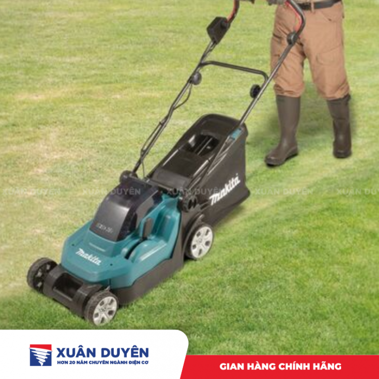 Máy cắt cỏ đẩy dùng pin Makita DLM382CM2 (380MM) (18VX2)