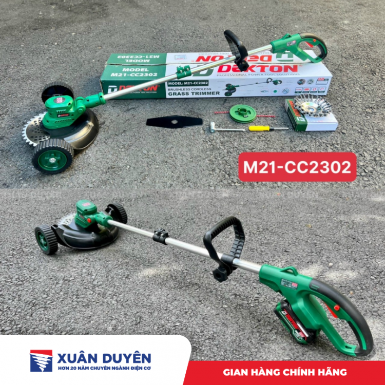 Máy cắt cỏ dùng pin 21V Dekton M21-CC2302