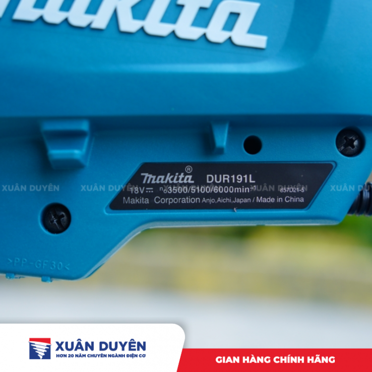 Máy cắt cỏ dùng pin 18V Makita DUR191LRT1
