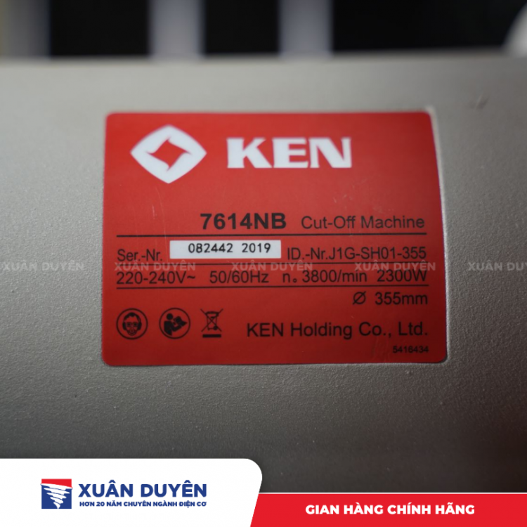 Máy cắt sắt Ken 7614NB (355MM, 2300W)