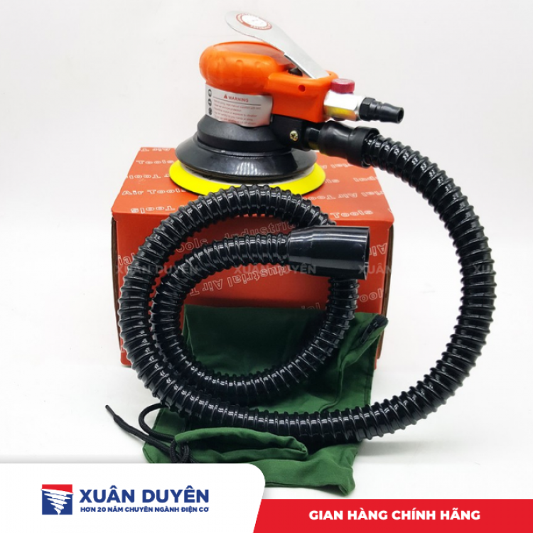 Máy chà nhám hơi 5" có túi hút bụi 8402