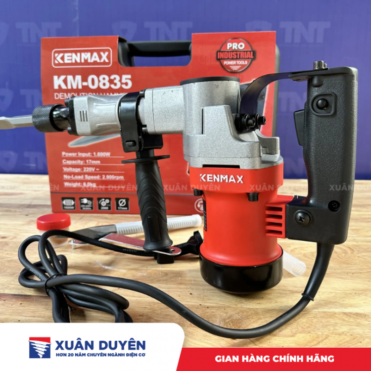 Máy đục bê tông Kenmax KM-0835 (17MM, 1600W)