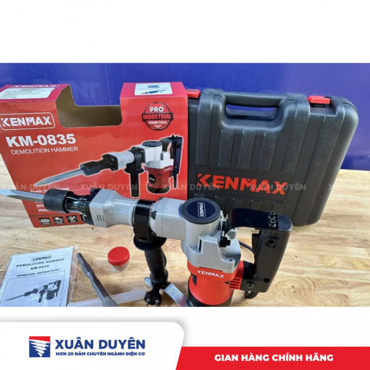 Máy đục bê tông Kenmax KM-0835 (17MM, 1600W)