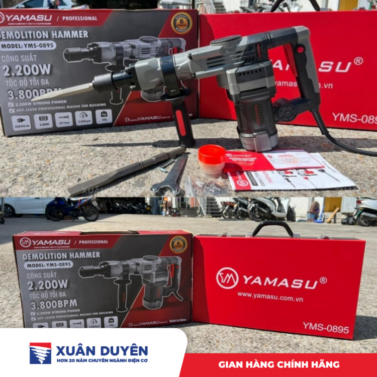 Máy đục bê tông Yamasu YMS-0895 (17MM, 2200W)