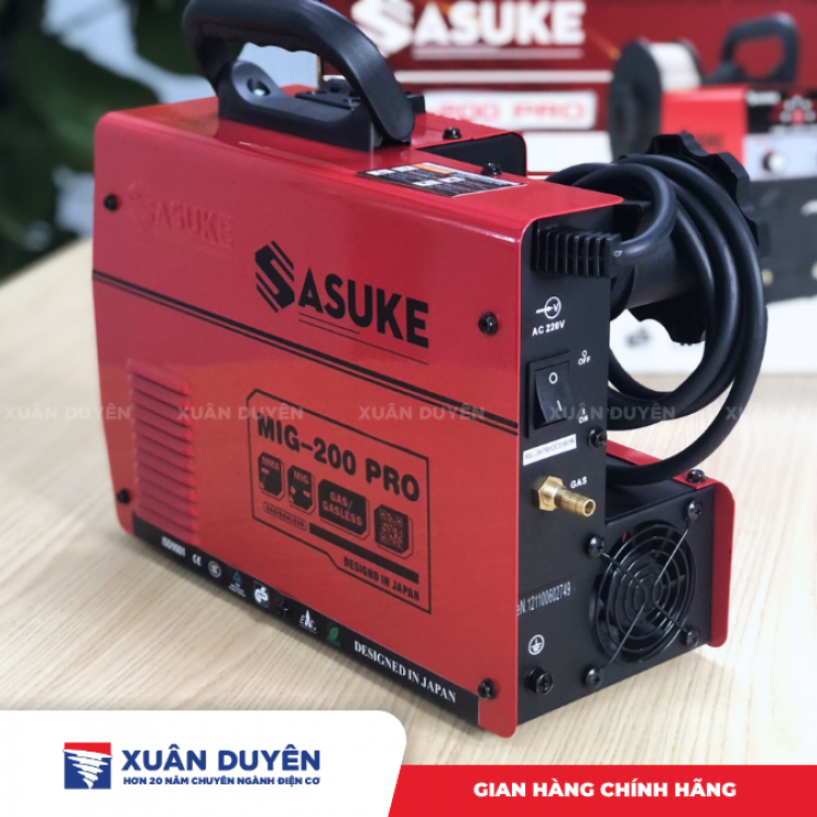 Máy hàn 3 chức năng Mig 200Pro Sasuke (1 - 5kg)