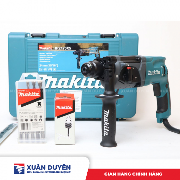 Máy khoan đa năng Makita HR2470X5 (24MM, 780W)
