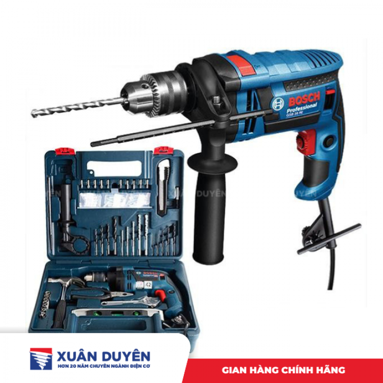 Máy Khoan động lực Bosch GSB 16RE (16MM, 750W) (valy nhựa)