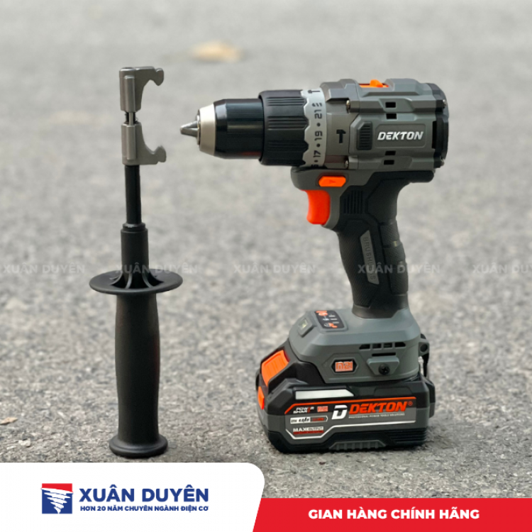 Máy khoan động lực dùng pin 21V Dekton M21-ID13100PLUS (thùng nhựa có tay cầm) (Chưa kèm pin sạc)
