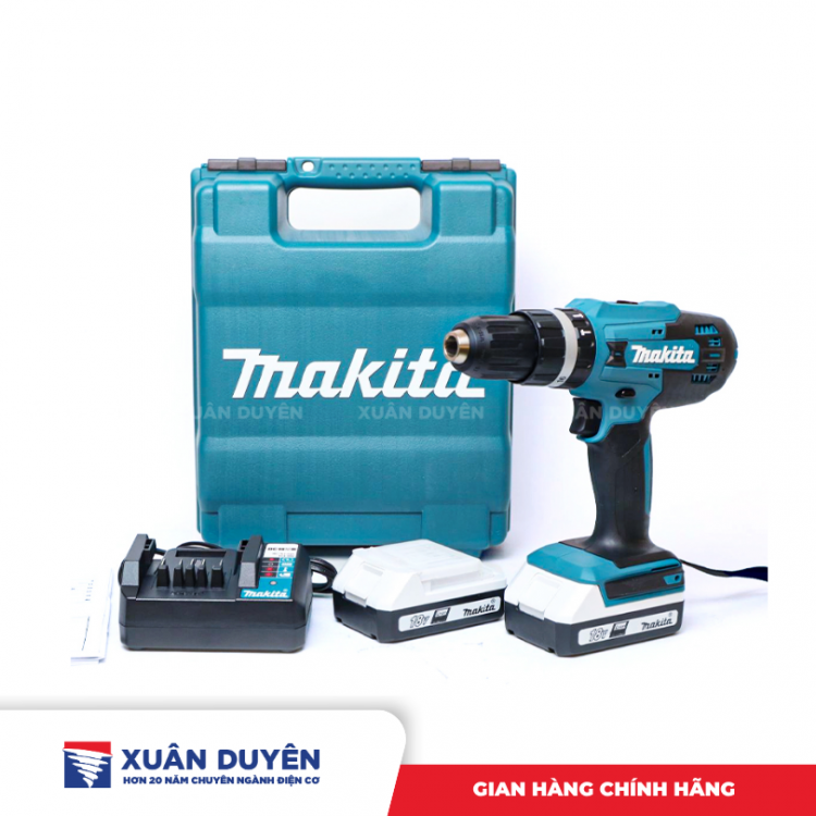 Máy khoan động lực dùng pin 18V Makita HP488D (Chưa kèm pin sạc)