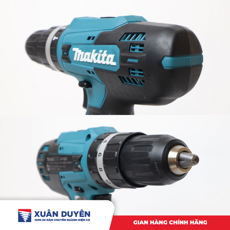 Máy khoan động lực dùng pin 18V Makita HP488D (Chưa kèm pin sạc)
