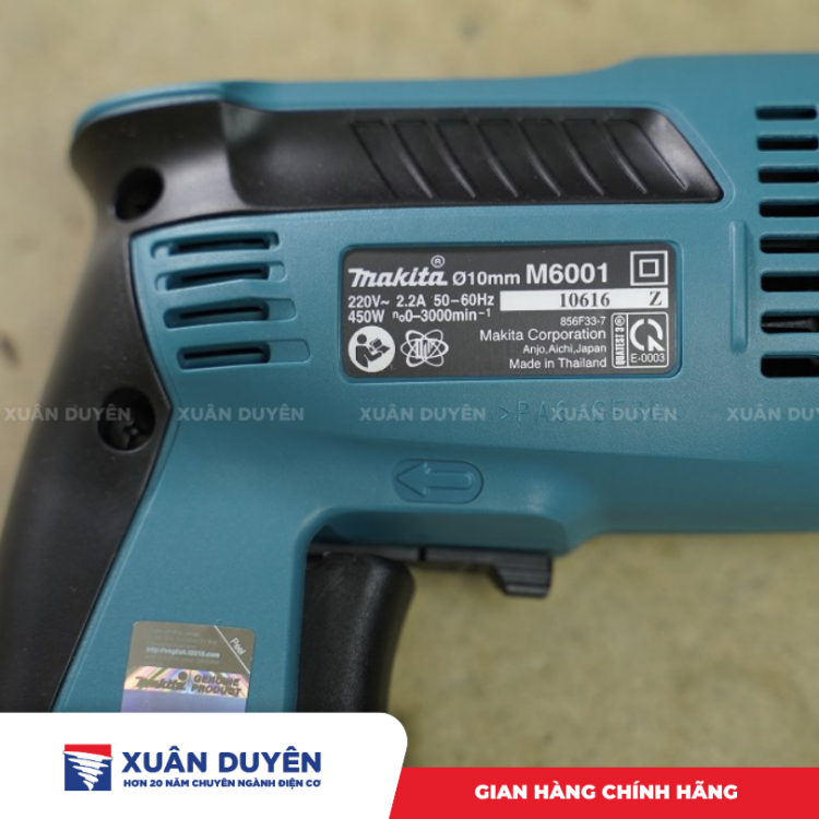 Máy khoan sắt Makita M6001B (10MM, 450W)