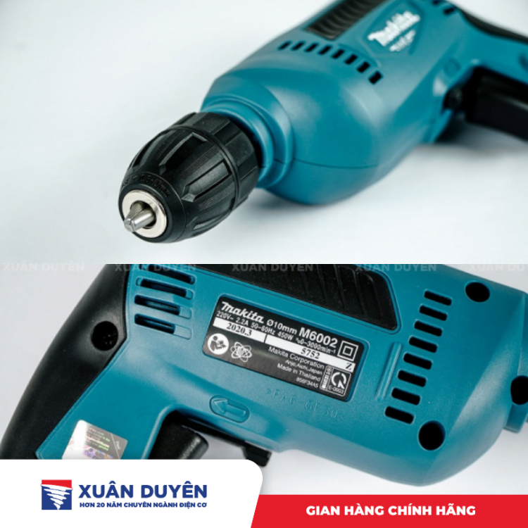 Máy khoan sắt Makita M6002B (10MM, 450W)