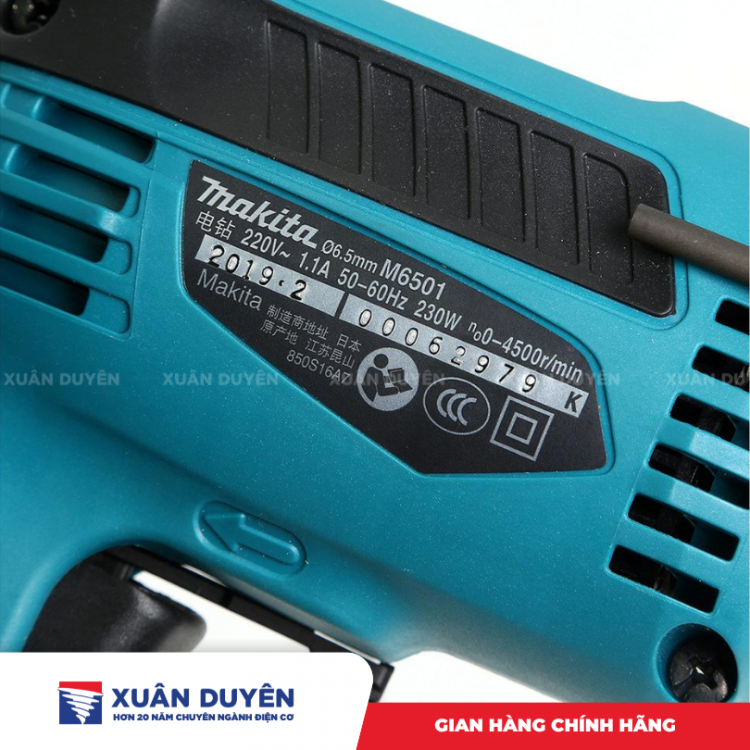Máy khoan tốc độ cao MAKITA M6501B (6.5MM, 230W)