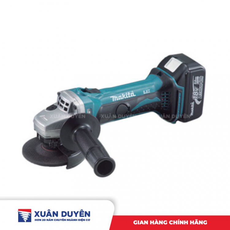 Máy mài góc dùng pin 18V Makita DGA402RME ( 2 pin 4.0Ah + sạc nhanh)