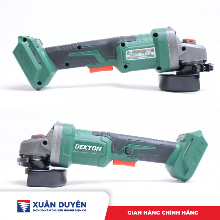 Máy mài góc dùng pin 21V Dekton M21-AG100BT (Chưa kèm pin sạc)