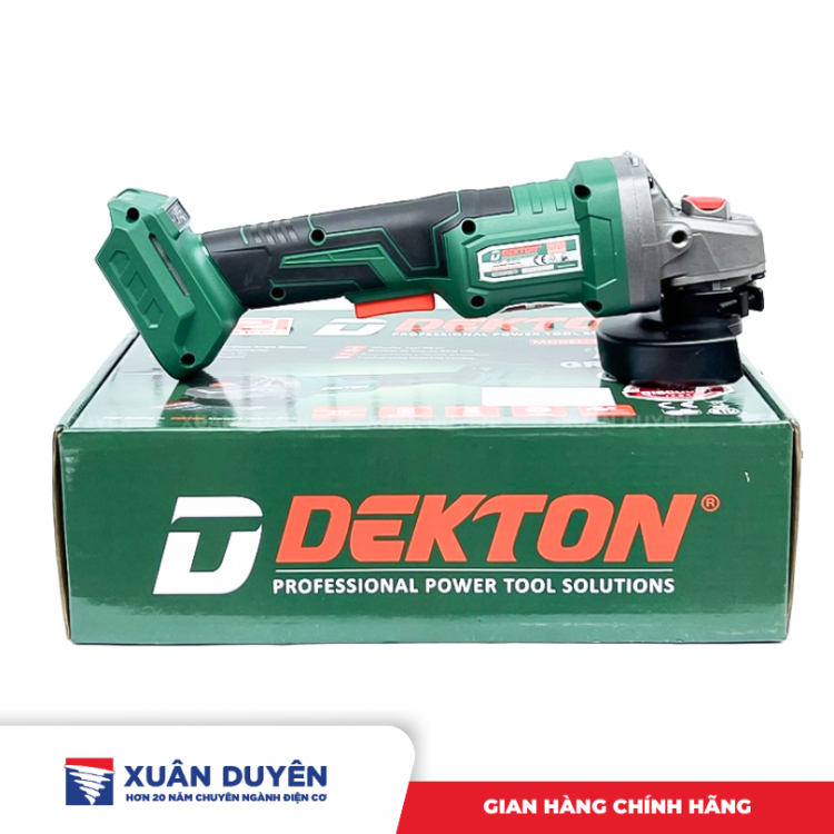Máy mài góc dùng pin 21V Dekton M21-AG100BT (Chưa kèm pin sạc)