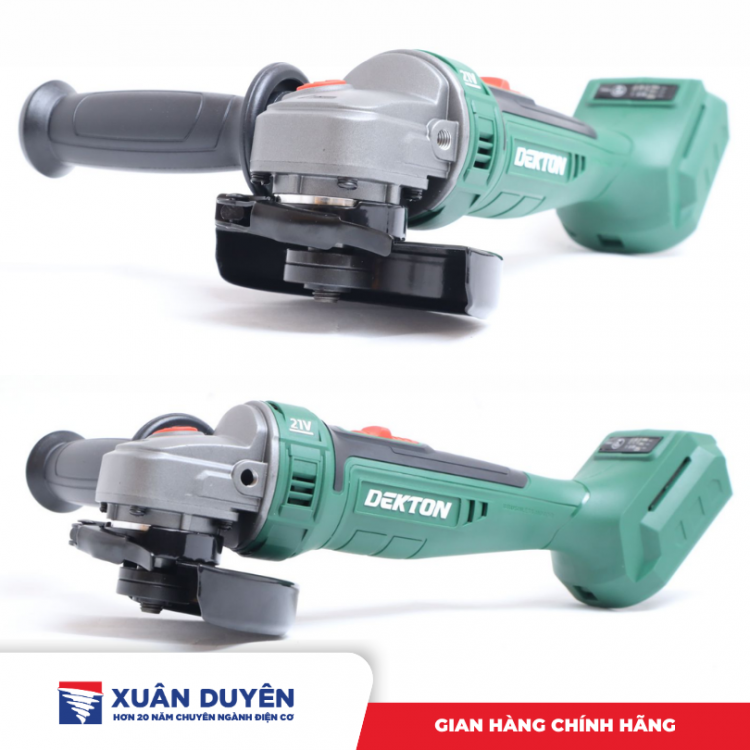 Máy mài góc dùng pin 21V Dekton M21-AG100CP01 (Chưa kèm pin sạc)
