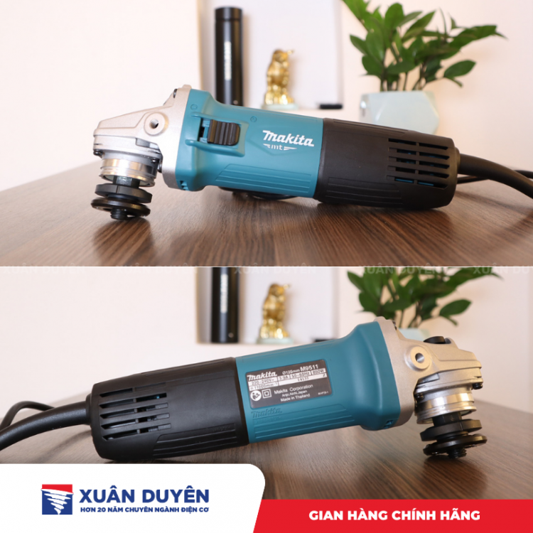 Máy mài góc Makita M9511B (125MM, 850W, Công tắc trượt)