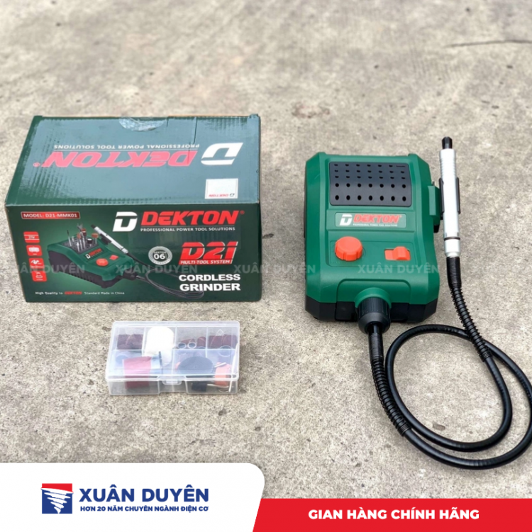 Máy mài khuôn dùng pin 21V Dekton DK-MMK01 (Chưa kèm pin sạc)