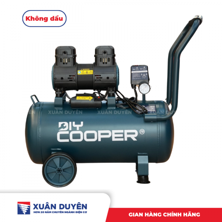 Máy nén khí giảm âm không dầu 50L Cooper - CF50S