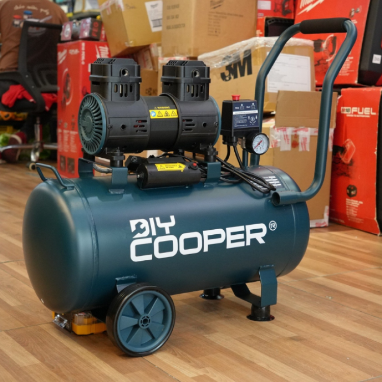 Máy nén khí giảm âm không dầu 50L Cooper - CF50S