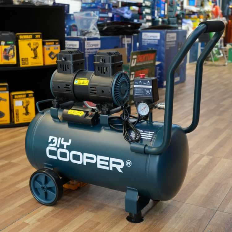 Máy nén khí giảm âm không dầu 50L Cooper - CF50S