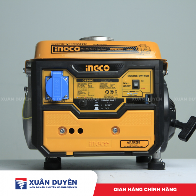 Máy phát điện dùng xăng 08KW Ingco GE8002