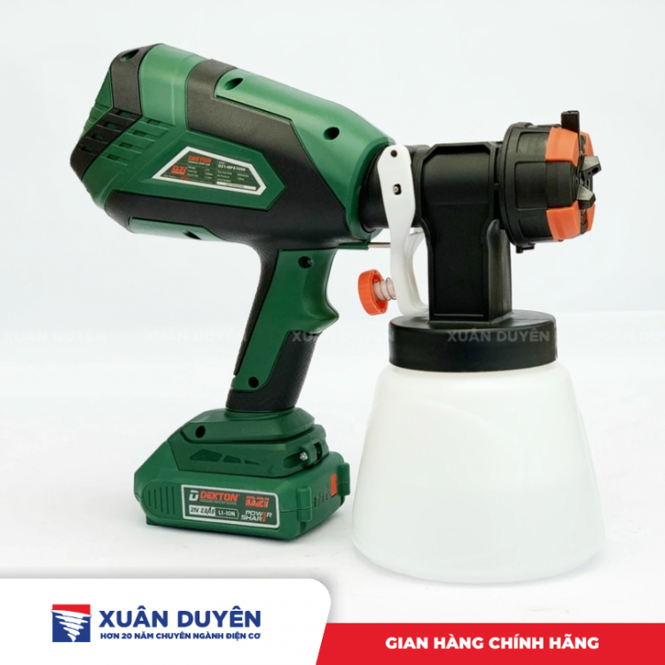 Máy phun sơn dùng pin Dekton D21-MPS1000 (Chưa kèm pin sạc)