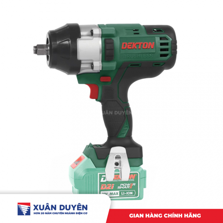 Máy siết bu lông dùng pin 21V Dekton D21-BL1000N (Chưa kèm pin sạc)