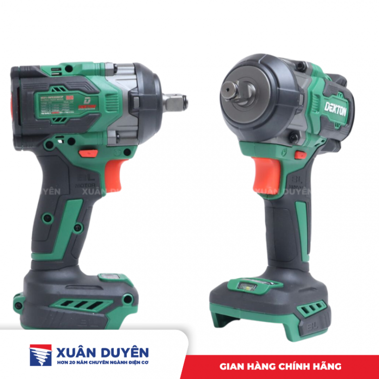 Máy siết bu lông dùng pin 21V Dekton M21-IW520NCP (Chưa kèm pin sạc)