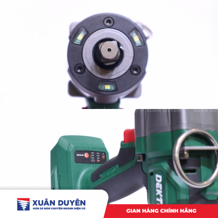 Máy siết bu lông dùng pin 21V Dekton M21- IW800N (Chưa kèm pin sạc)