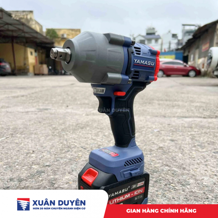 Máy siết mở bu lông dùng pin 21V Yamasu YMS-M800BL