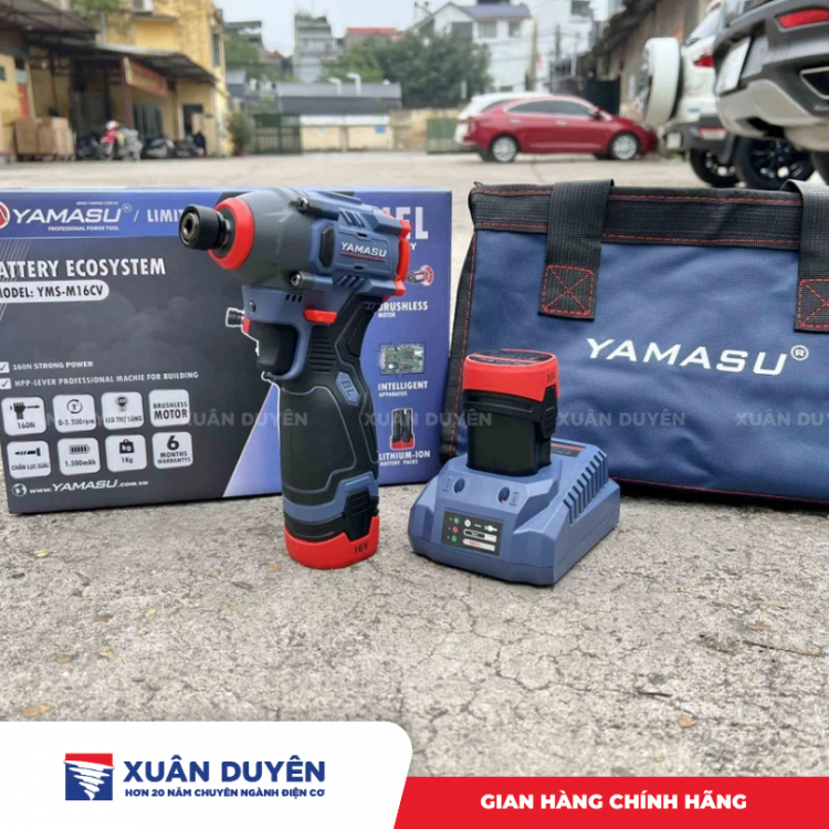 Máy vặn vít dùng pin 16V Yamasu  YMS-M16CV