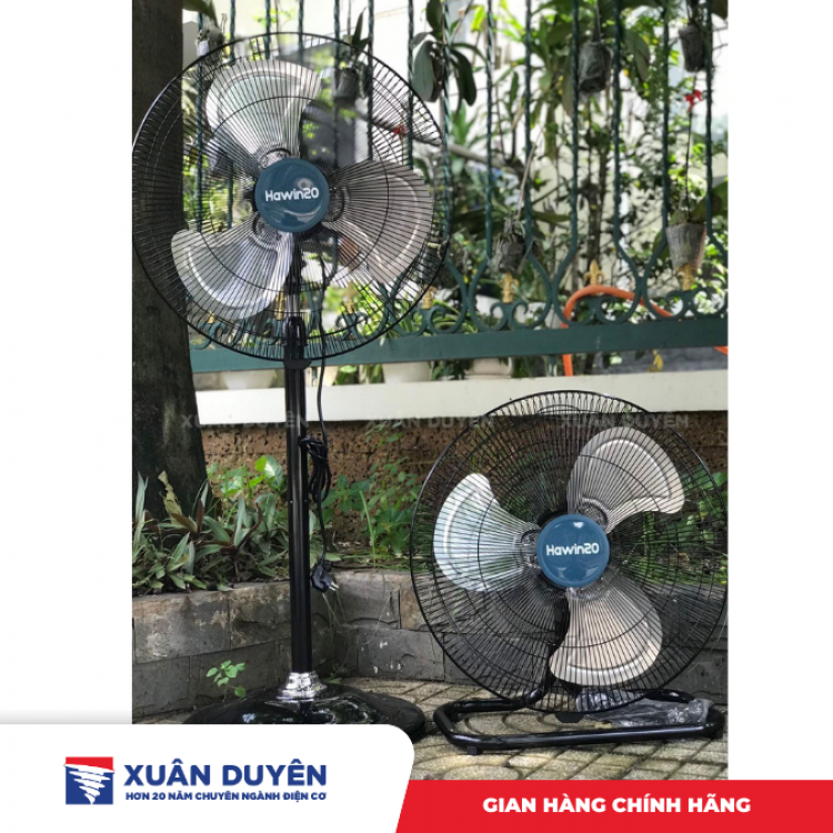 Quạt sàn công nghiệp Hawin HF20-50 (đen, trắng)