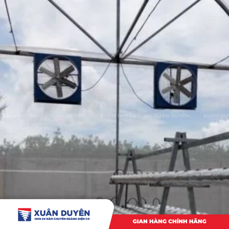 Quạt thông gió vuông lá sách 5T