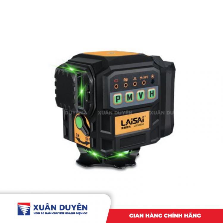 Máy cân tia laze 12 tia xanh Laisai LSG6650